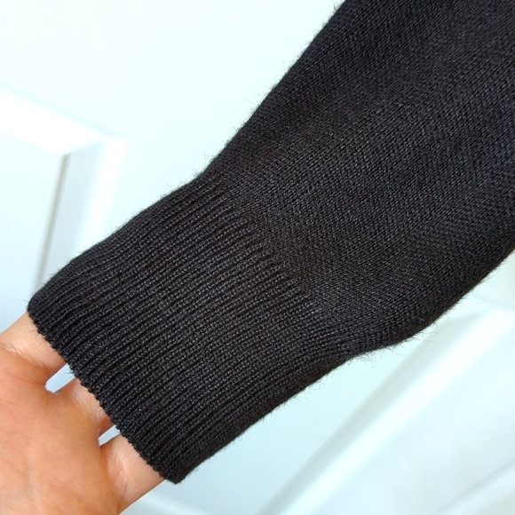 Aristocratic Embroidery 80's Vintage Classic Jack Daniels V-neck Sweater Black M - Picture 9 of 11